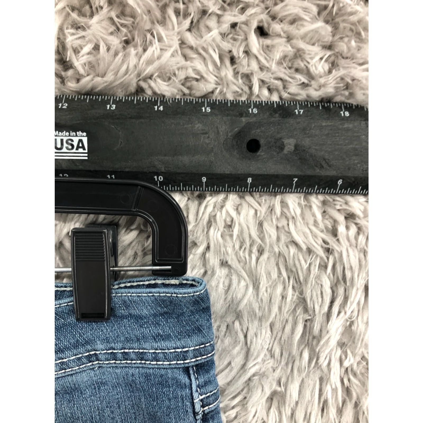 Denime cg|cg Bermuda Shorts Womens Size 4 Mid Rise Dark Wash Blue Denim Jeans Bermuda Shorts Women Size 4 Dark Wash cg|cg Size 27" / US 4 / IT 40 - 3 Thumbnail