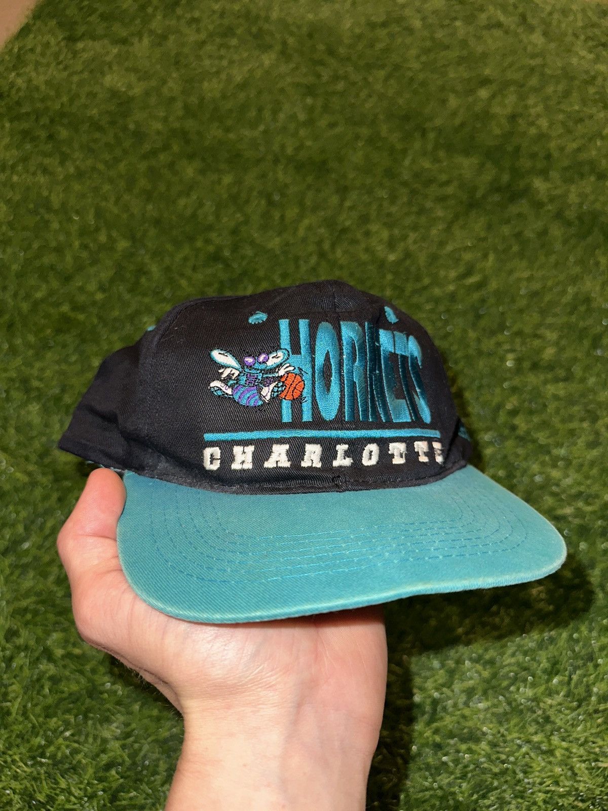 NBA Vintage nba charlotte hornets KIDS SIZE adjusble hat Size ONE SIZE - 1 Thumbnail