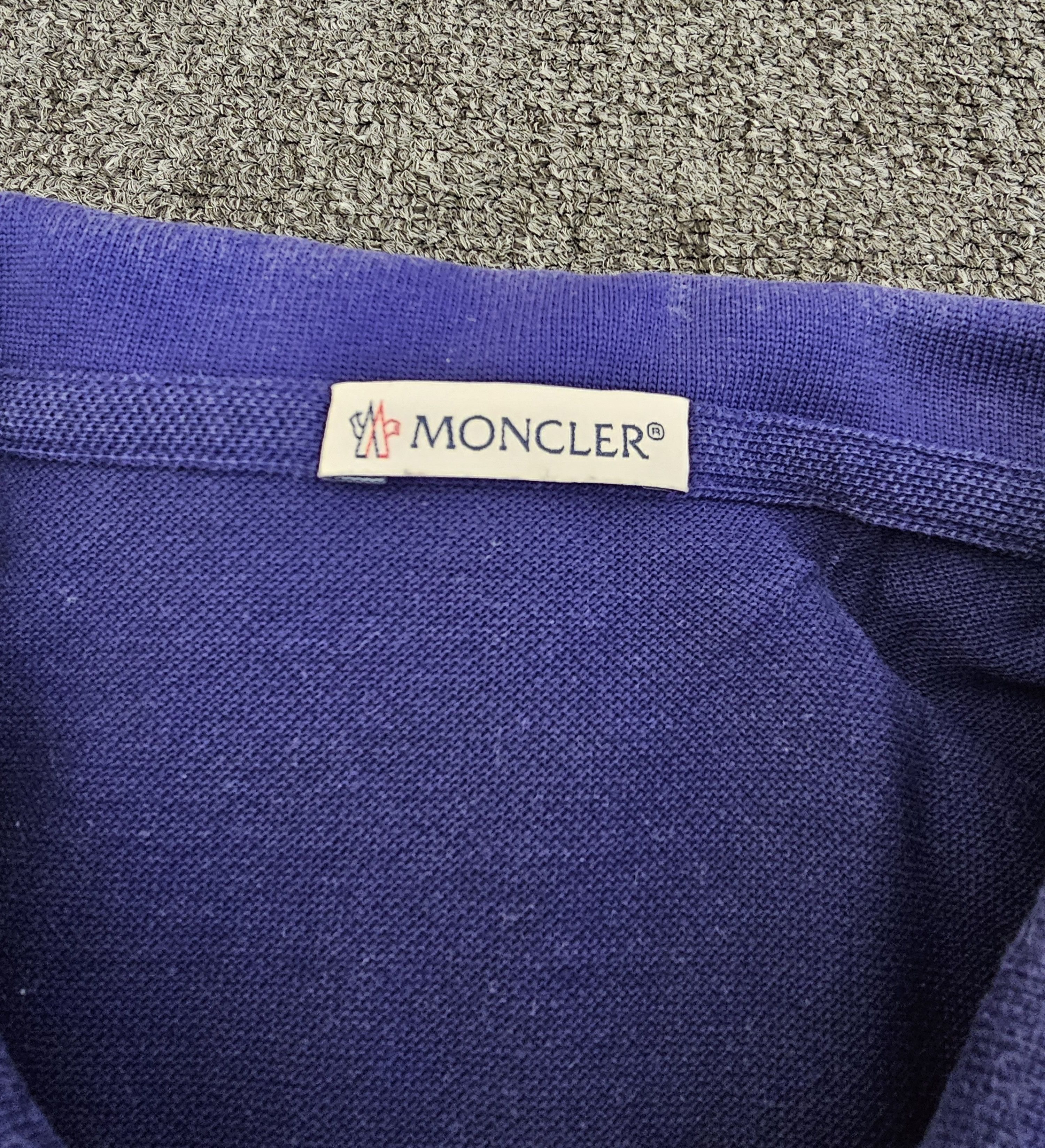 Moncler Moncler men's polo shirts size XL like L Size US XL / EU 56 / 4 - 2 Thumbnail