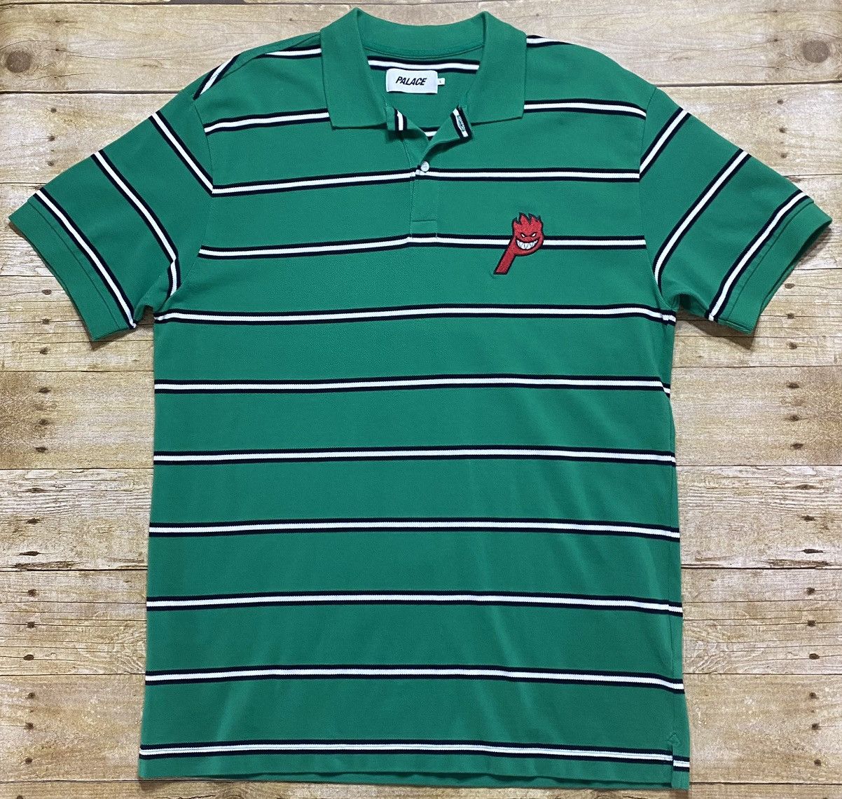 Sサイズ PALACE SPITFIRE POLO GREEN ポロシャツ - ポロシャツ