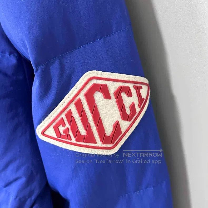 Gucci Gucci Rhine blue long down jacket Size US S / EU 44-46 / 1 - 4 Thumbnail