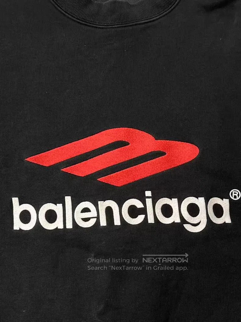 Balenciaga Balenciaga Alphabet Logo Print Crew Neck Long Sleeve Sweat Size US XS / EU 42 / 0 - 3 Thumbnail