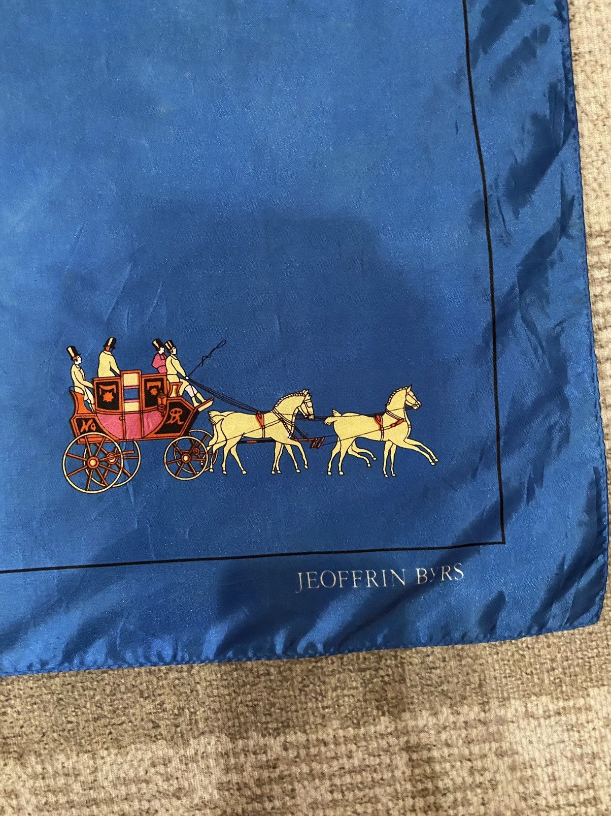 Vintage Vintage Jeoffrin Bars Scarves/Handkerchief’s/neckerchiefs Size ONE SIZE - 4 Thumbnail