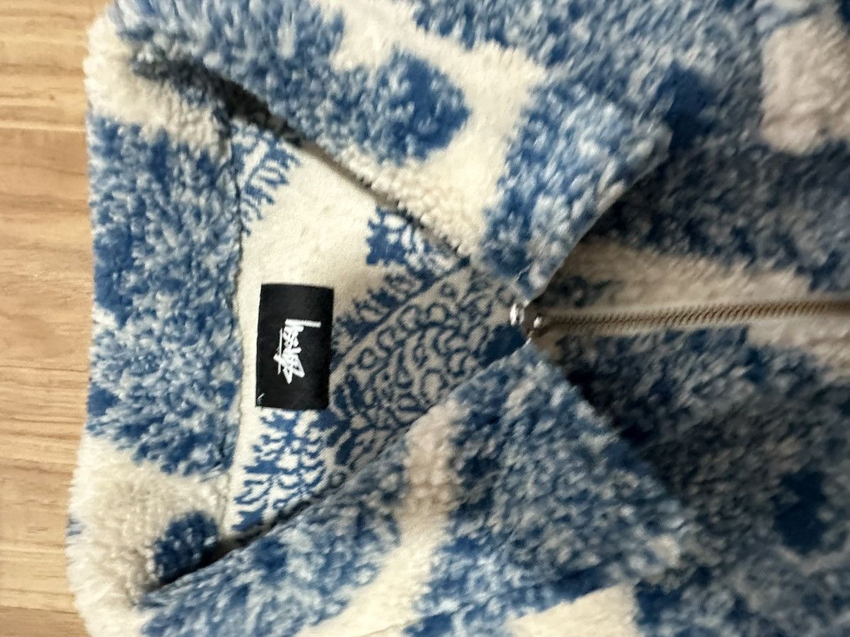 Stussy Rare Cream & Paisley Stussy Sherpa Size US L / EU 52-54 / 3 - 3 Thumbnail