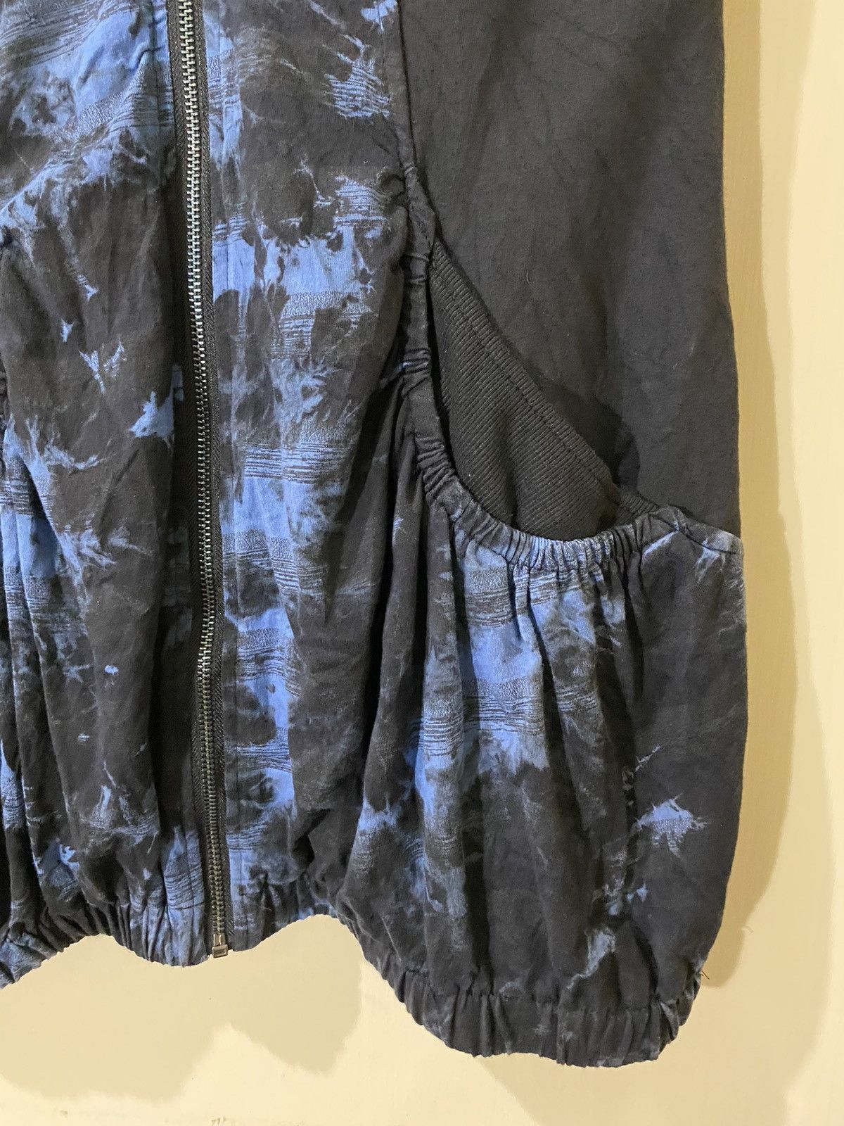 Japanese Brand Japanese GOA Style Blue Dark Gothic Sleeveless Hoodie Size US M / EU 48-50 / 2 - 8 Thumbnail
