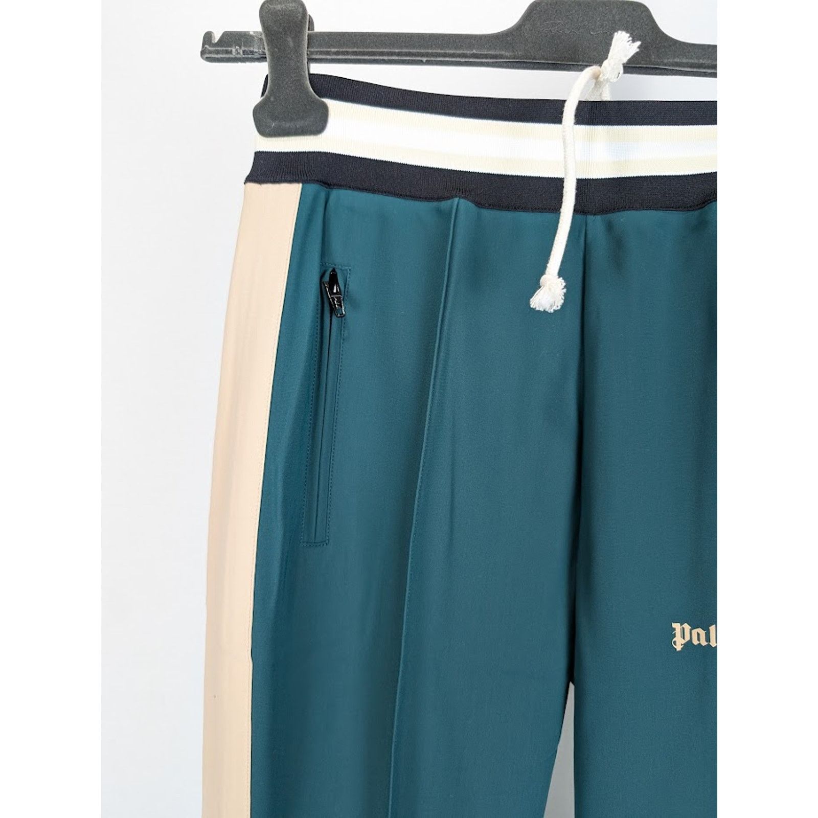 Palm Angels o1rshd1 Ultralight Flare Track Pant In Petrol Blue Size US 34 / EU 50 - 7 Thumbnail