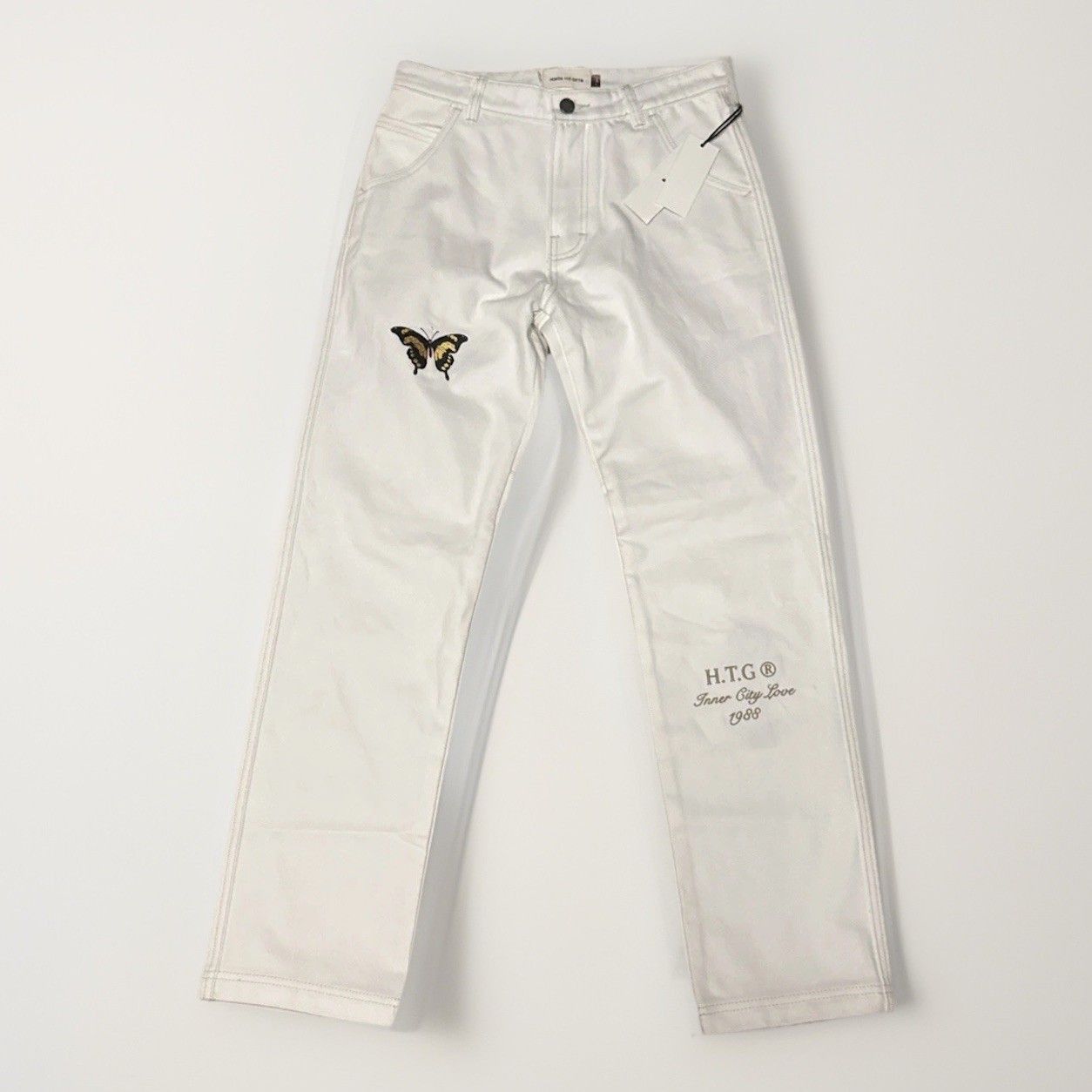 Honor the Gift Honor The Gift Mens Icon 1988 Denim Bone White Butterfly Size US 28 / EU 44 - 4 Thumbnail