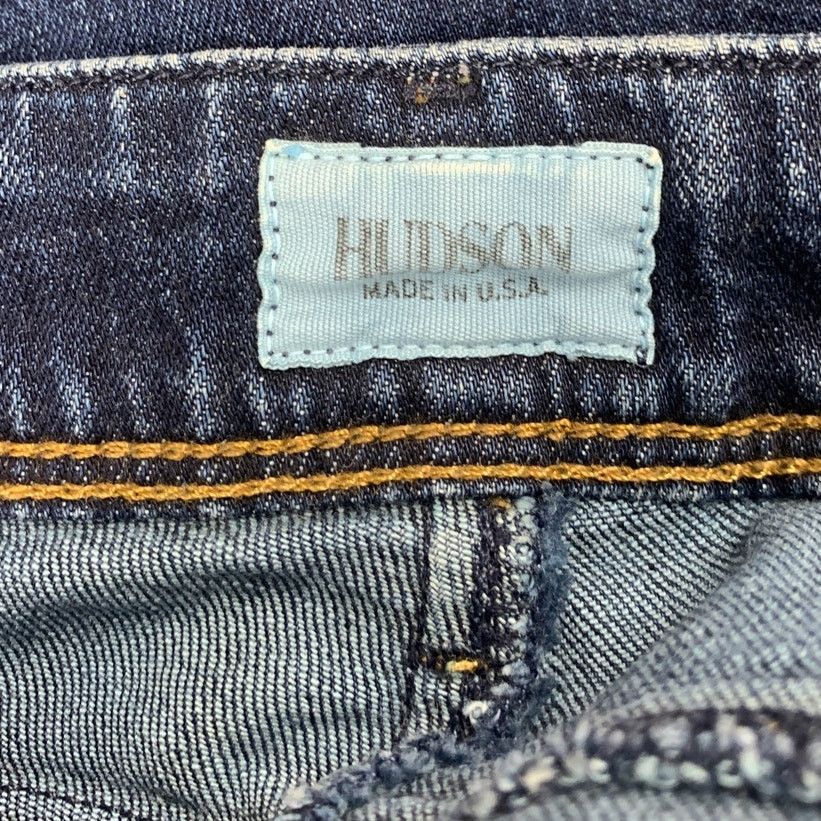Hudson Hudson Womens Size 26 Cotton Collin Flap Skinny Denim Jeans Size 29" - 5 Thumbnail