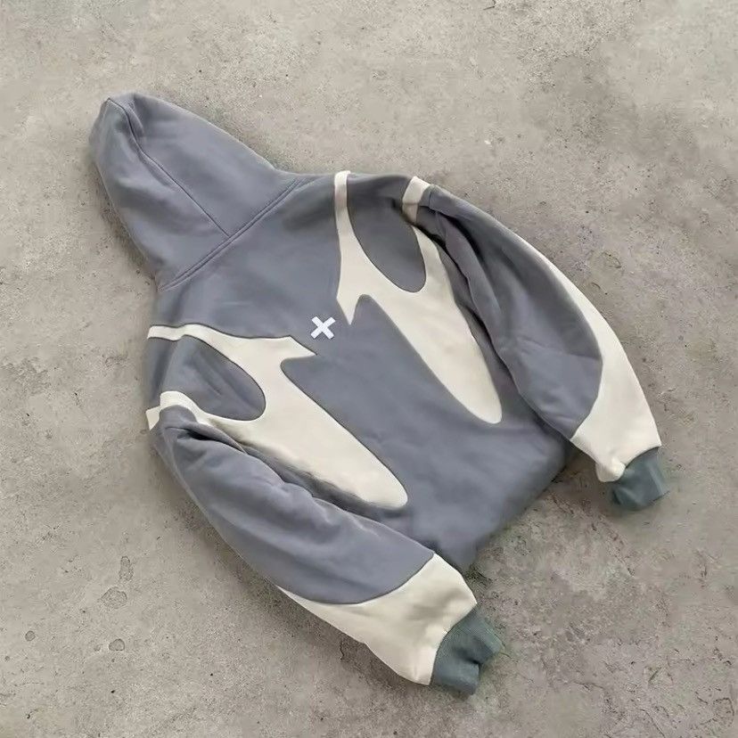 Designer Y2k Harajuku Casual Zip Hoodie Size US M / EU 48-50 / 2 - 2 Thumbnail
