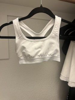 Nike white nike bra Size XS / US 0-2 / IT 36-38 - 2 Thumbnail