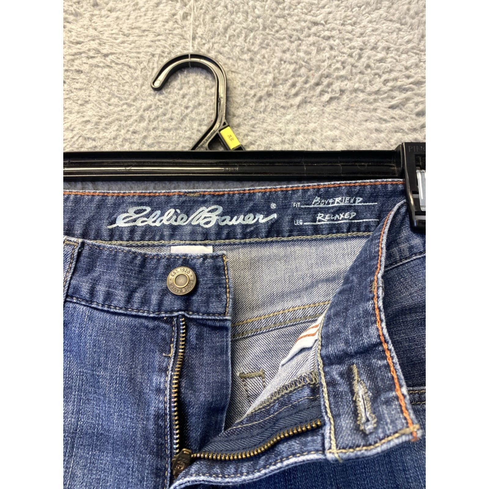 Eddie Bauer Eddie Bauer Boyfriend Jeans Womens 6 Mid Rise Stretch 163-26 Size 28" / US 6 / IT 42 - 4 Thumbnail