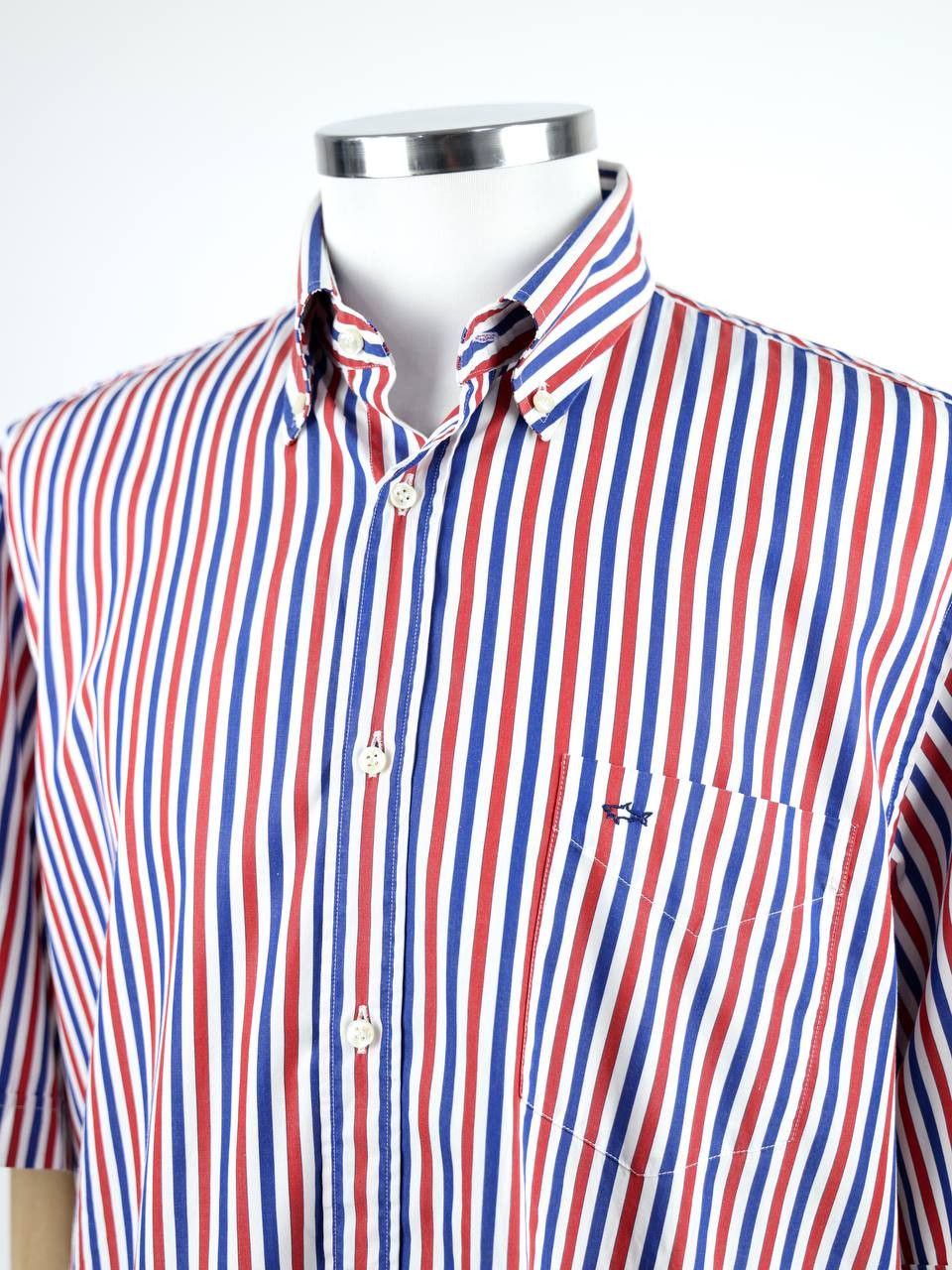Paul & Shark PAUL & SHARK Short sleeves shirt in a stripe Size US XXL / EU 58 / 5 - 5 Thumbnail