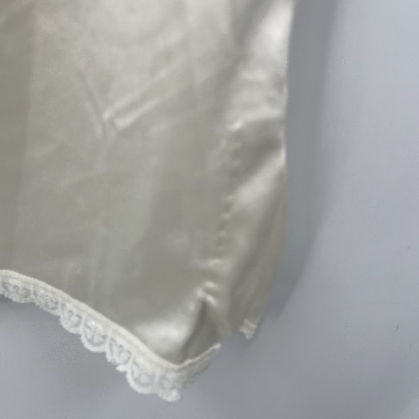 Sears VTG Sears Slip Women Small Cream Ivory Nylon Lace Hem Elastic Waist 1980s Casual Womens Girls? Size ONE SIZE - 6 Thumbnail
