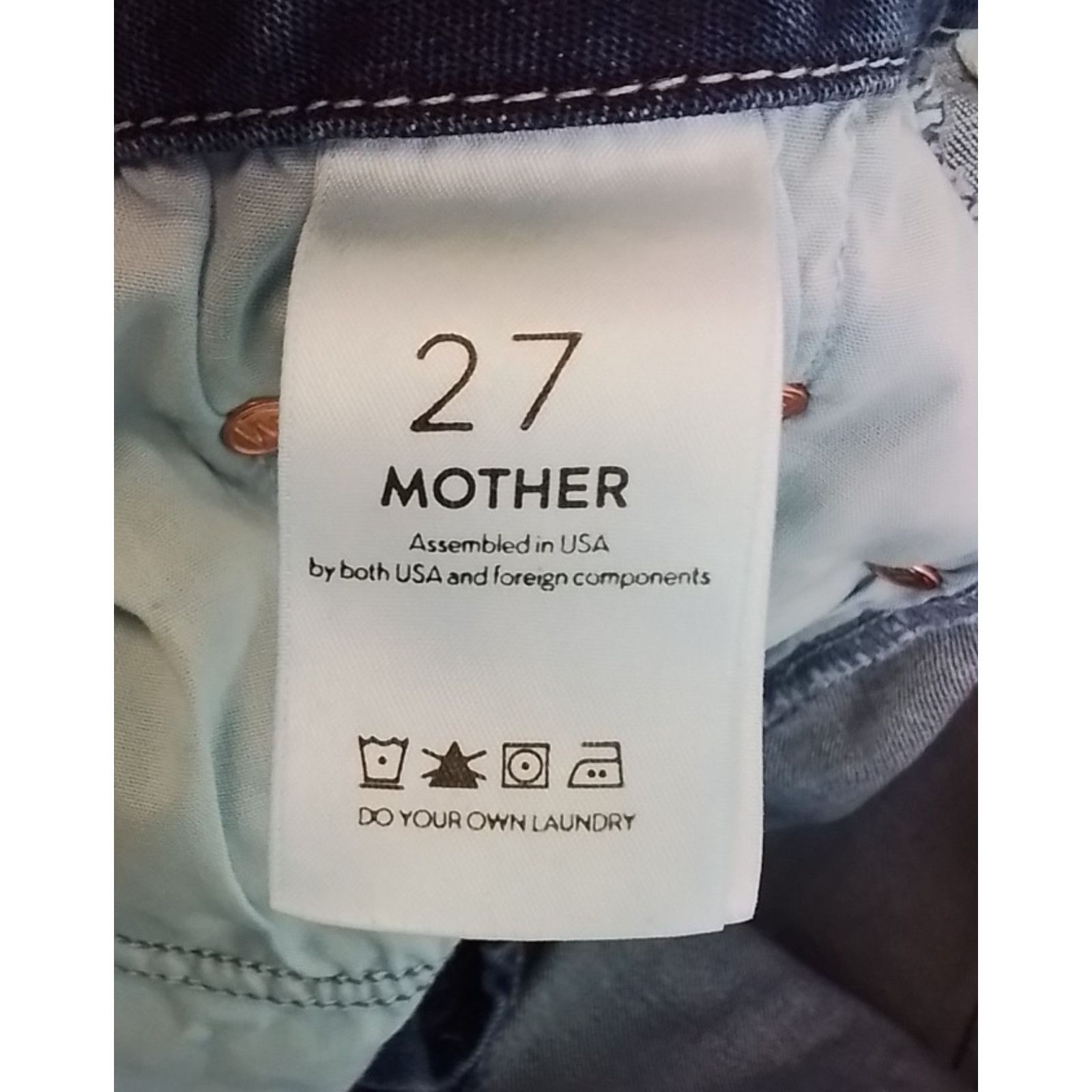 MOTHER Mother Jeans Women's 27" High Waisted Med. Wash Looker Ankle Size 27" / US 4 / IT 40 - 9 Thumbnail
