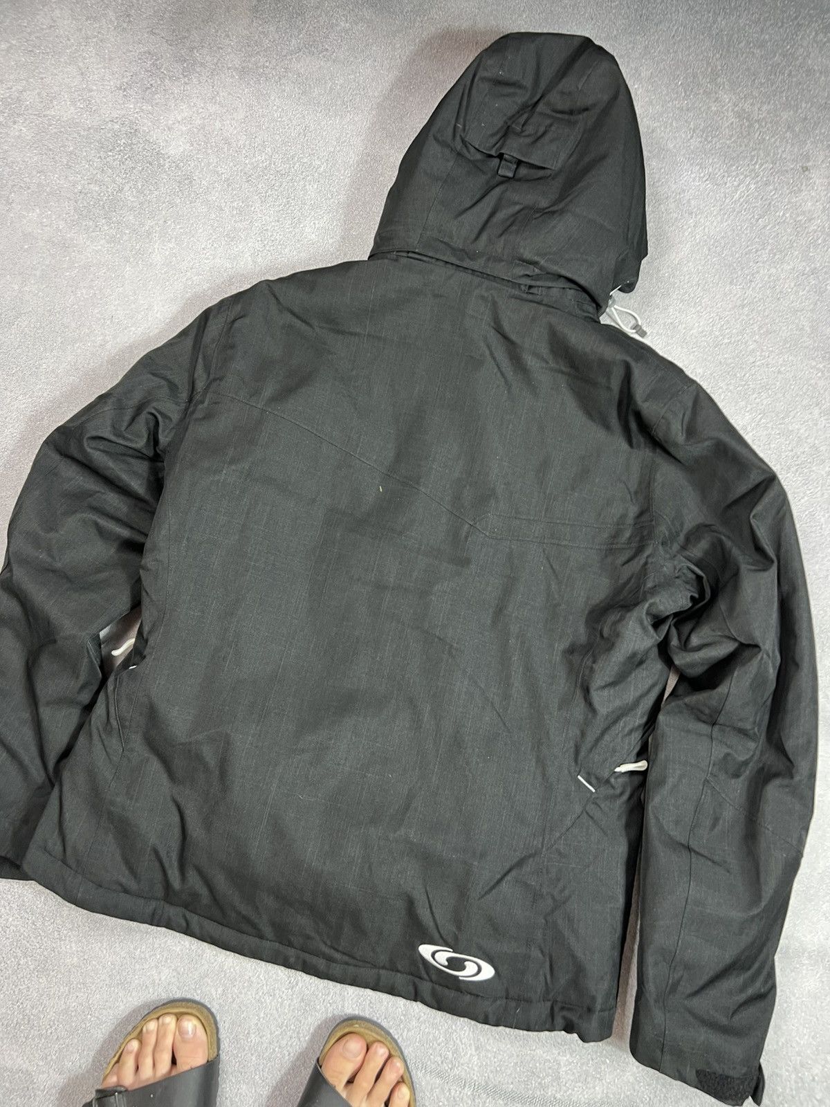 🖤VINTAGE SALOMON TECHNICAL FLEECE PANELED SKI Y2K JACKET