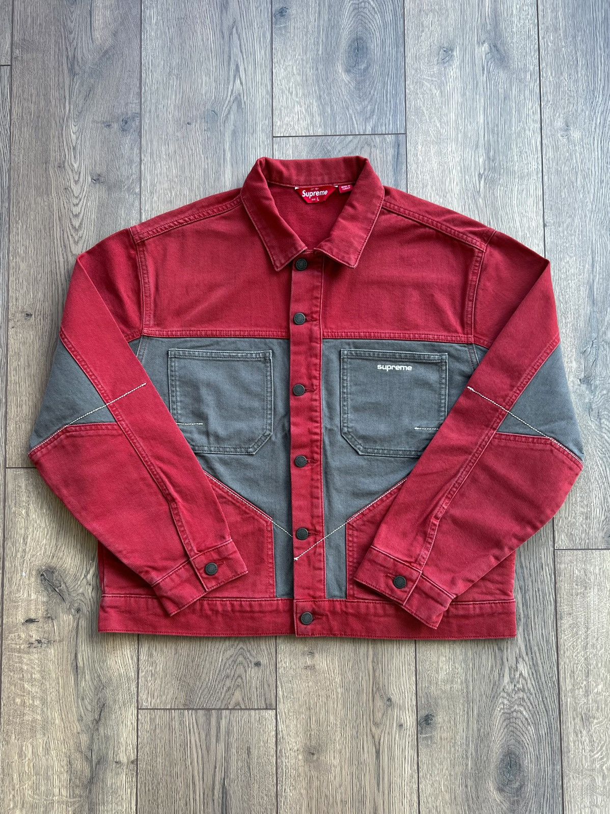 Hypebeast × Streetwear × Supreme Supreme Arc Denim Coaches Jacket