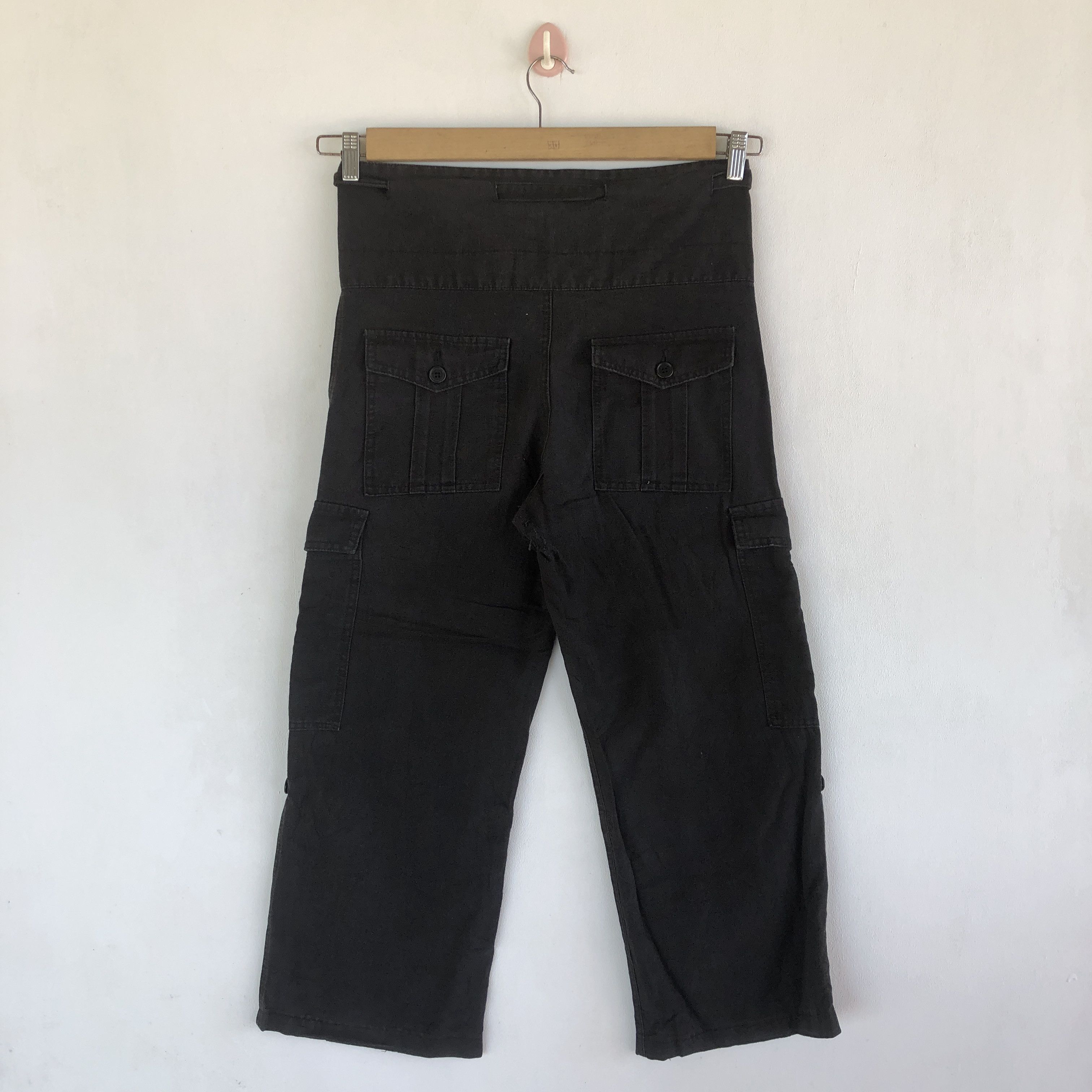 Japanese Brand Vintage Japanese Cargo Pants Multi Pocket Fatigue Trousers Size US 32 / EU 48 - 2 Thumbnail