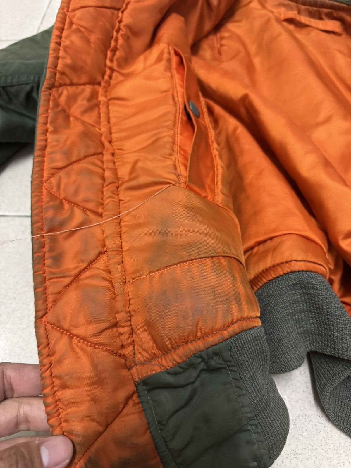 Alpha Industries 1970s ALPHA INDUSTRIES MA-1 BOMBER JACKET US AIR FORCE Size US M / EU 48-50 / 2 - 14 Thumbnail