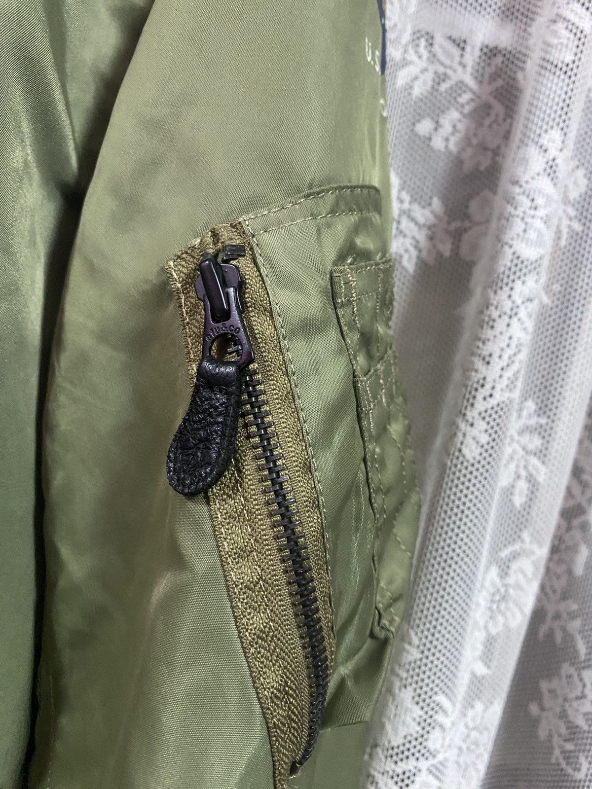 Tedman × Vintage Vintage Ted Company USAF Bomber Jacket Olive Green Size US M / EU 48-50 / 2 - 7 Thumbnail
