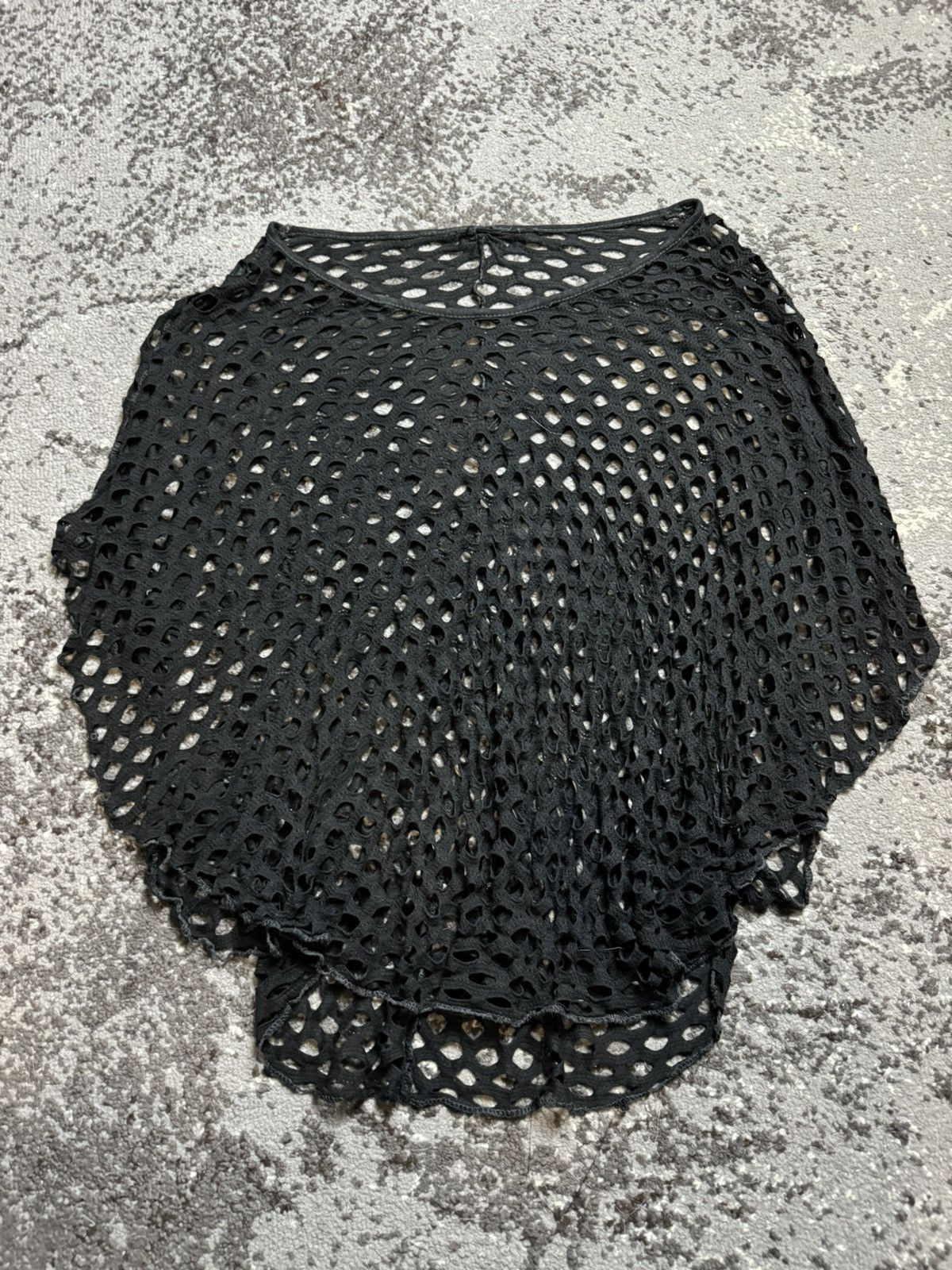 If Six Was Nine Vintage Y2K Black Mesh T Shirt Opium Owens Style Mantle Cart Size US M / EU 48-50 / 2 - 1 Thumbnail