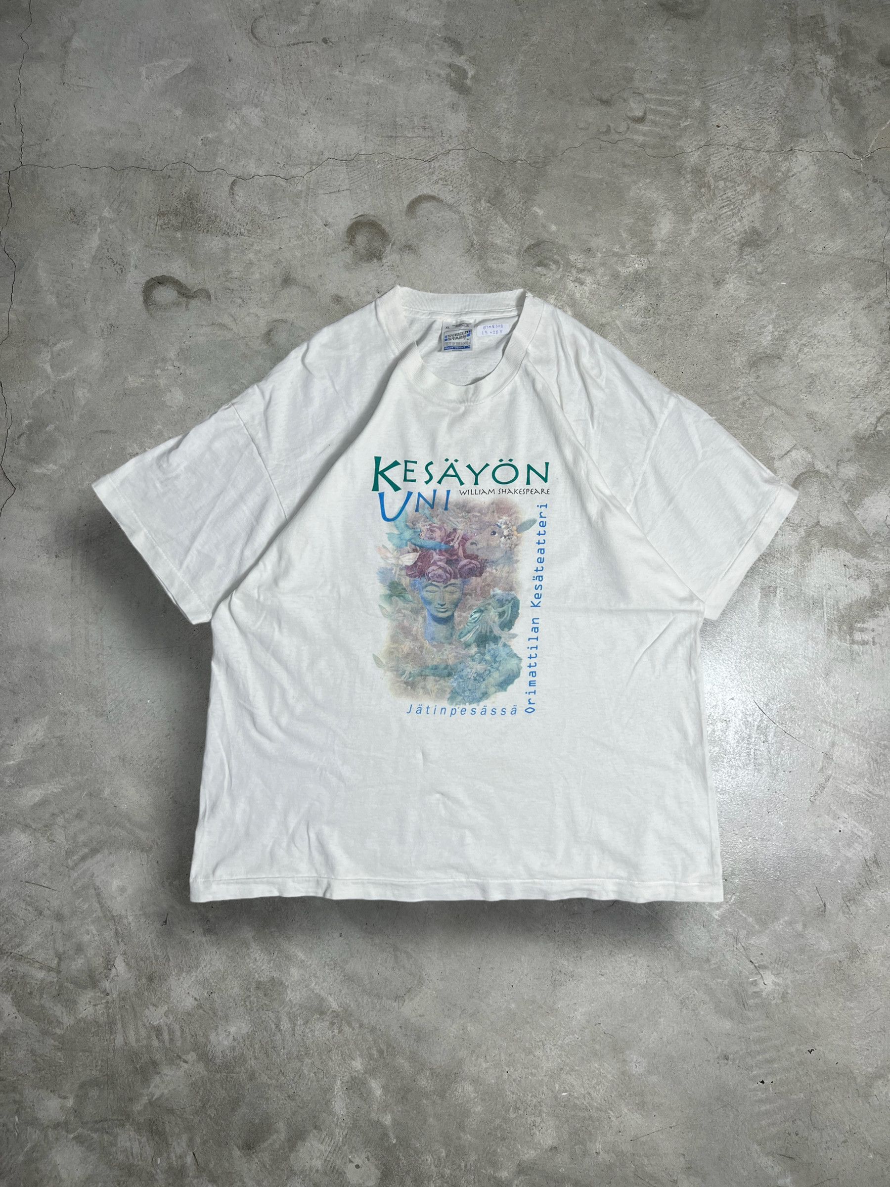 Vintage Vintage 90s William Shakespeare Kesäyön Uni Tee (XL) GTME308 Size US XL / EU 56 / 4 - 1 Thumbnail