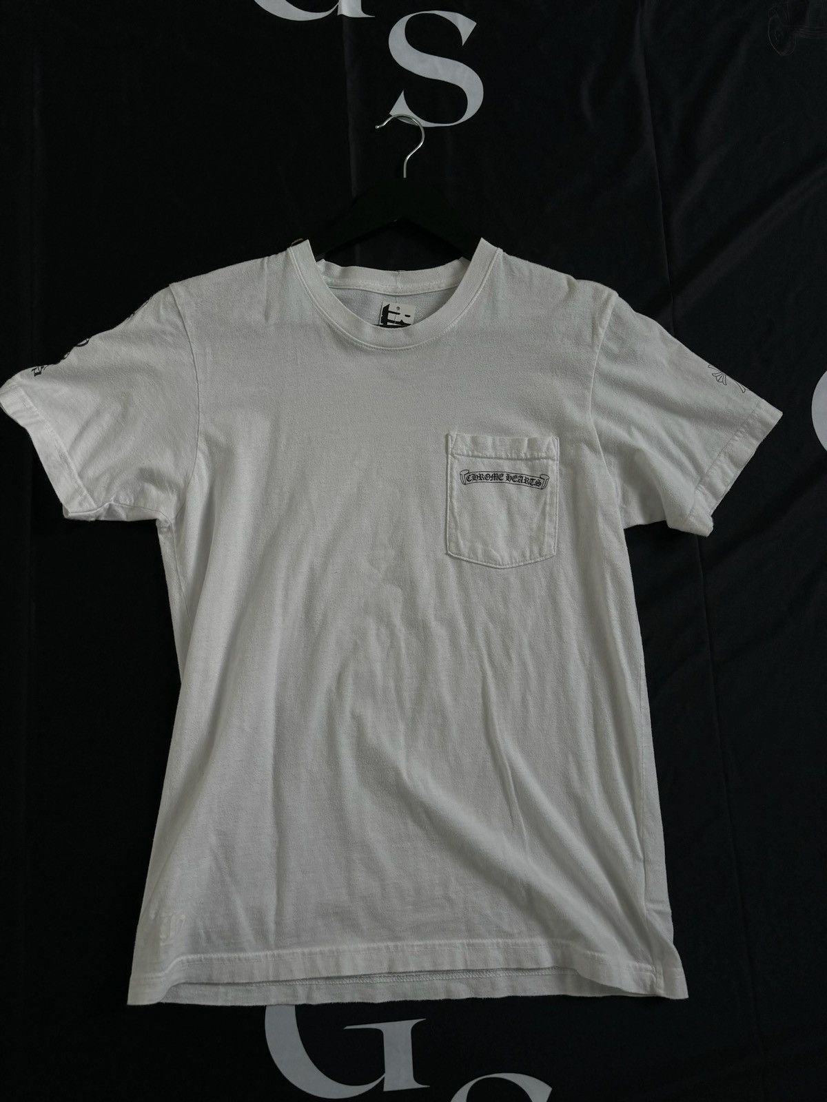 Chrome Hearts Chrome Hearts Shoulder Spell out T-Shirt TAGGED M FIT SMALL Size US S / EU 44-46 / 1 - 1 Thumbnail