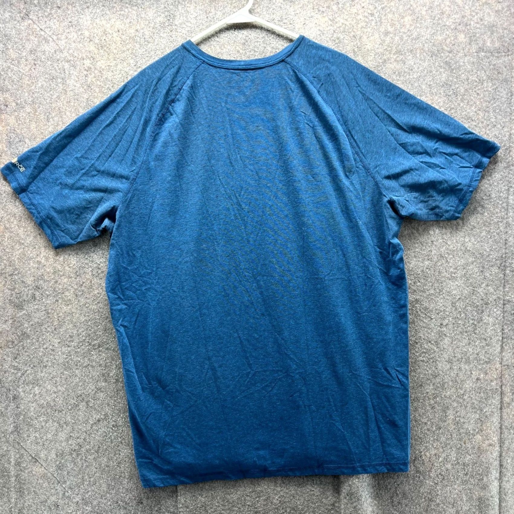 Carhartt Carhartt Shirt Mens 2XL Tall Blue Relaxed Crewneck Tee Spell Out Cotton XXL Shirt Men Blue 2XL Logos Crew Neck Short Sleeve, All Seasons, Regular Fit Size US XXL / EU 58 / 5 - 2 Thumbnail