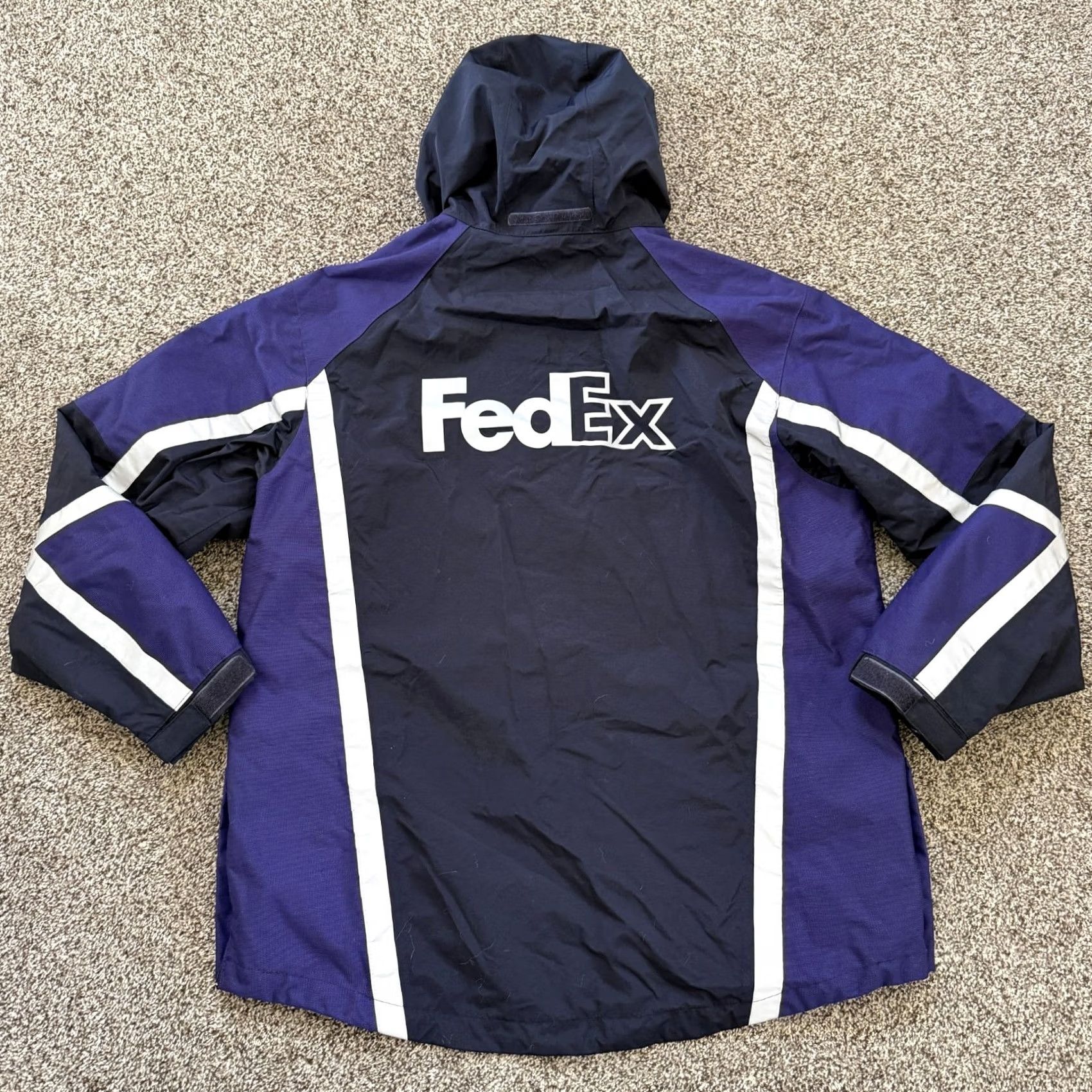 Vintage VF Imagewear Stan Herman Jacket Men's XL Purple Hooded Reflective Rain FD3346 Size US XL / EU 56 / 4 - 5 Thumbnail