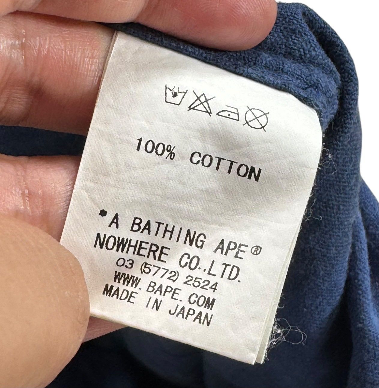 Bape BAPE blue camo Short sleevde shirt Size US L / EU 52-54 / 3 - 4 Thumbnail