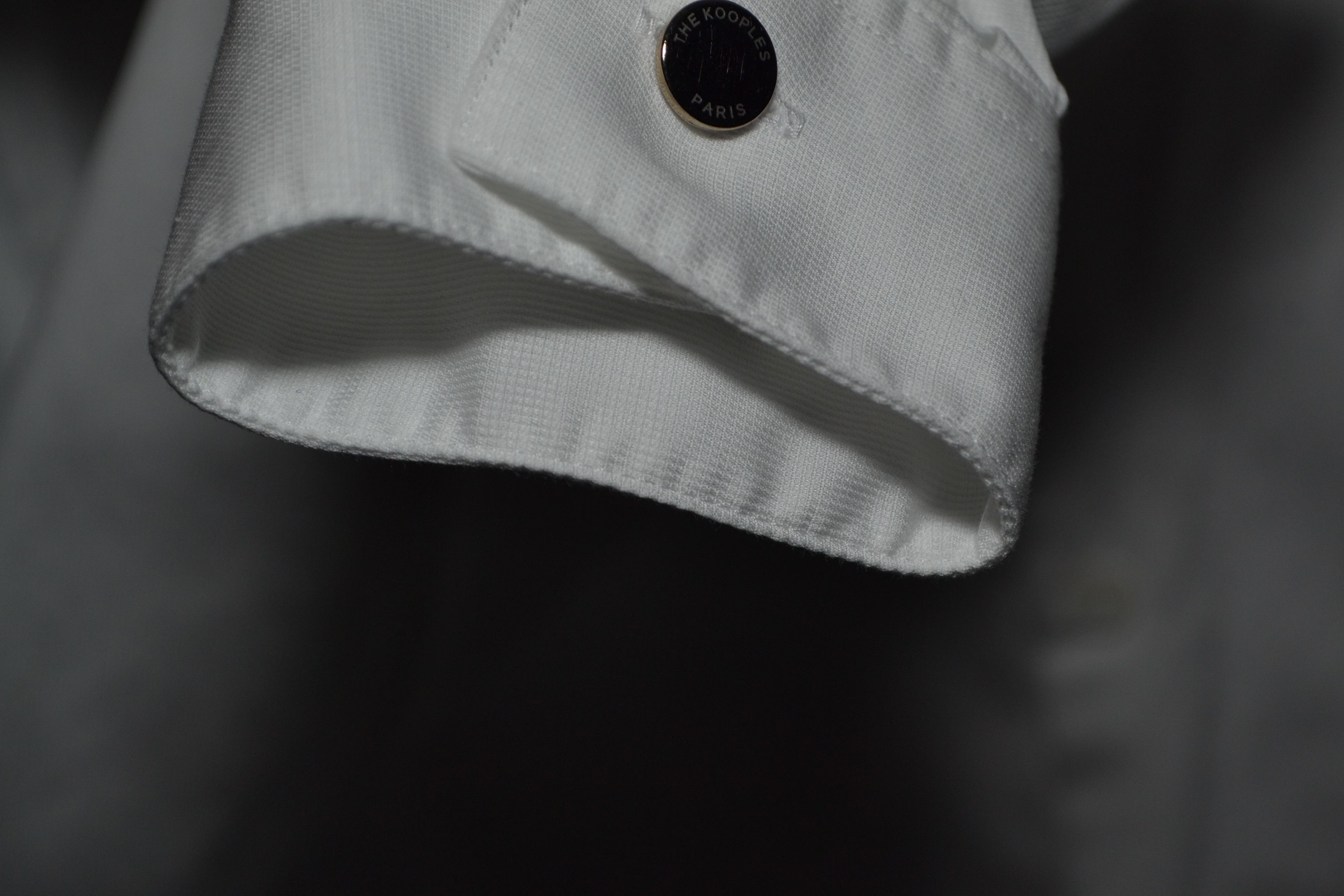 The Kooples The Kooples White Shirt Banded Collar XS Royal Mandarin Size US XS / EU 42 / 0 - 6 Thumbnail