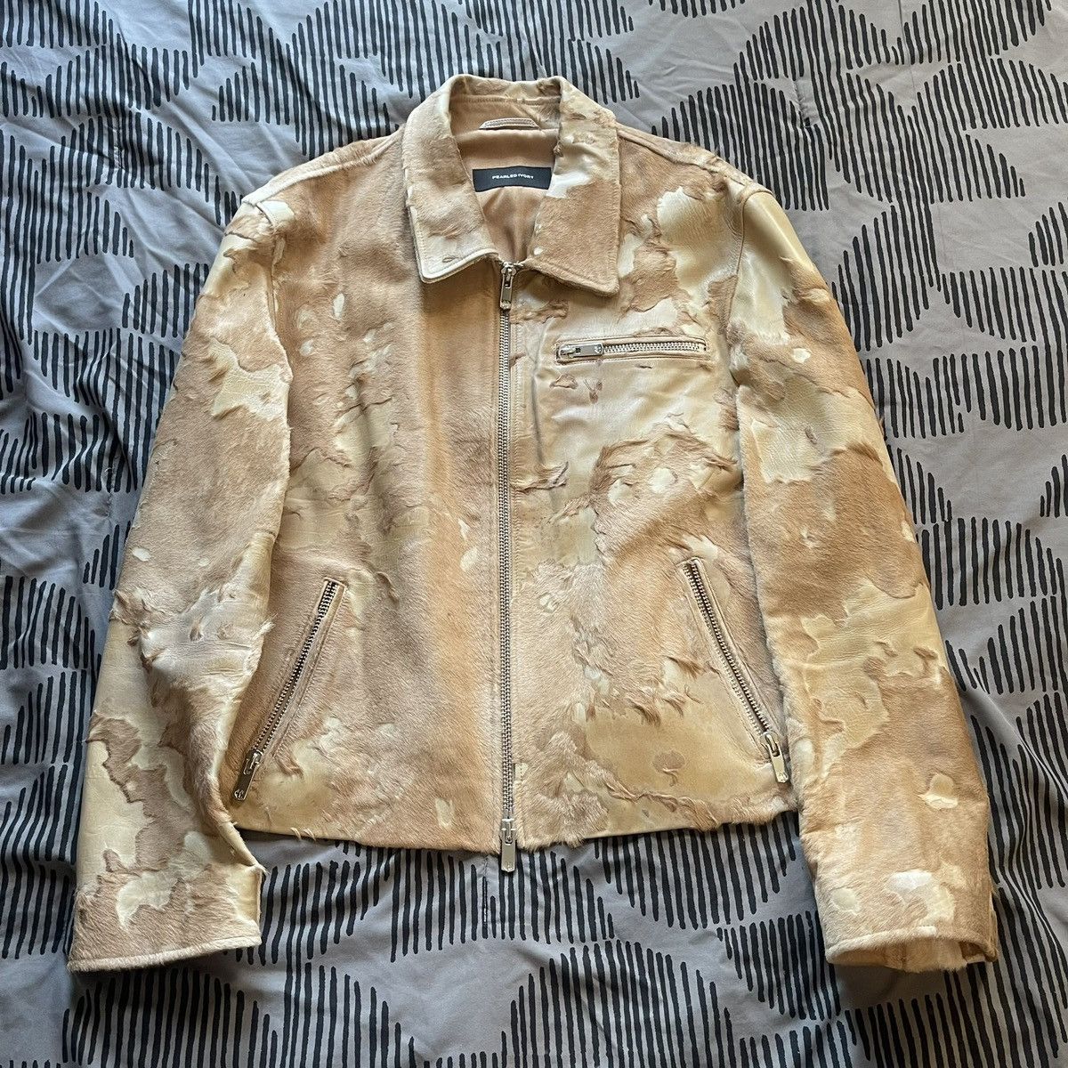 【PEARLED IVORY】レザージャケット - XS GRAIN BLOUSON JACKET (BLACK) – PEARLED IVORY