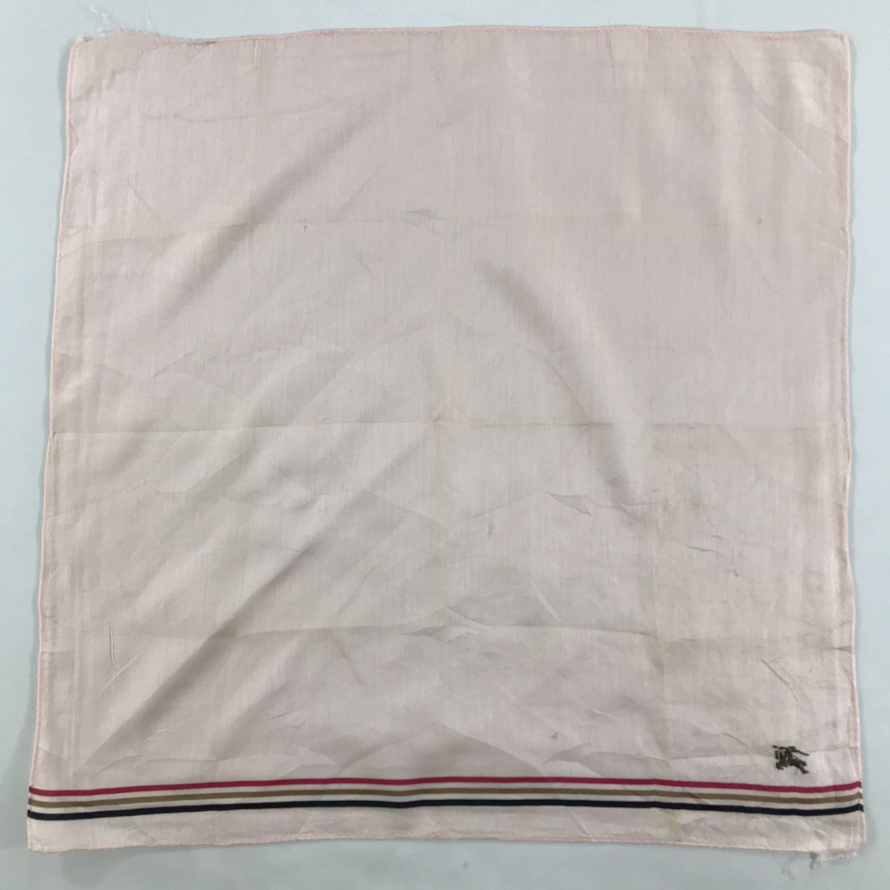 Burberry × Vintage Burberry Bandana / Handkerchief / Neckerchief - S1389 Size ONE SIZE - 1 Thumbnail