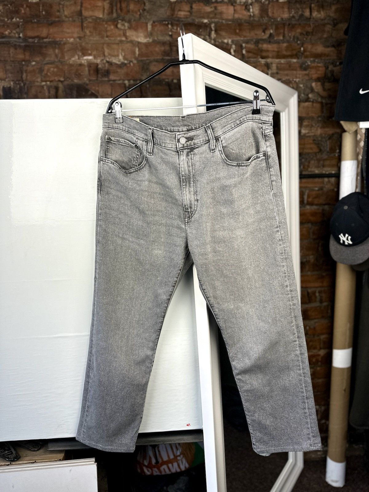Levi's Mens Jeans Levi’s 502 Premium Gray Size: 36 Size US 36 / EU 52 - 4 Thumbnail