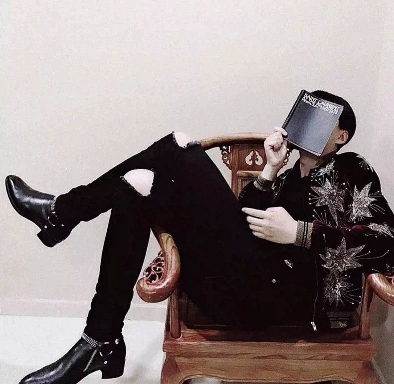 Saint Laurent Paris Saint Laurent Paris16 FW base cow knee break one knife cut Size US 32 / EU 48 - 7 Thumbnail