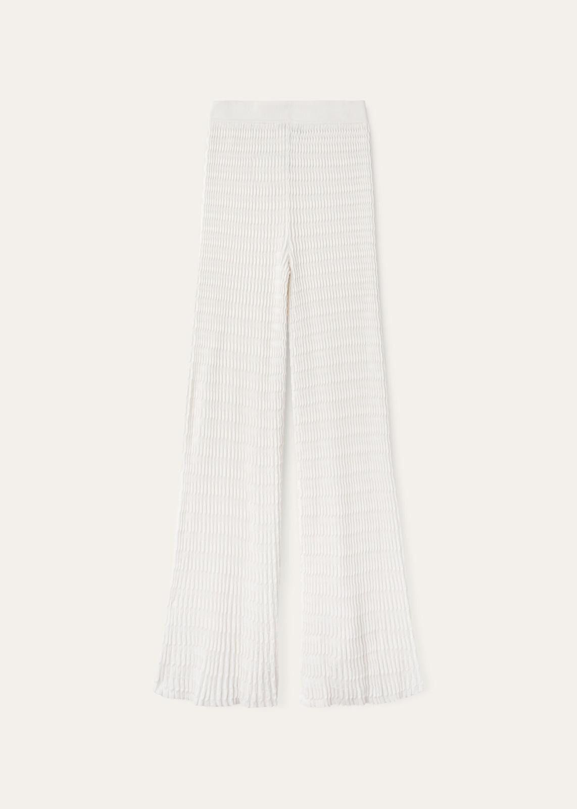 Loro Piana o1srvl11e0425 FAN8443 Twada Wide Trouser Pant in White Size 26" / US 2 / IT 38 - 2 Thumbnail