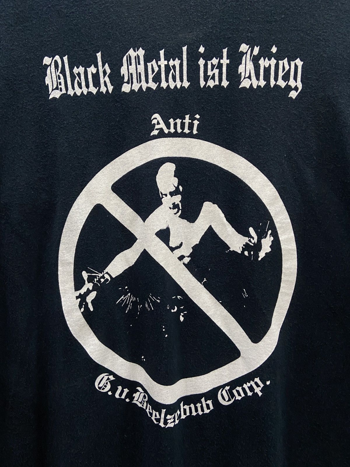 Band Tees × Vintage Vintage 90s 00s Nargaroth Black Metal Band TOUR T-SHIRT Size US XL / EU 56 / 4 - 13 Thumbnail