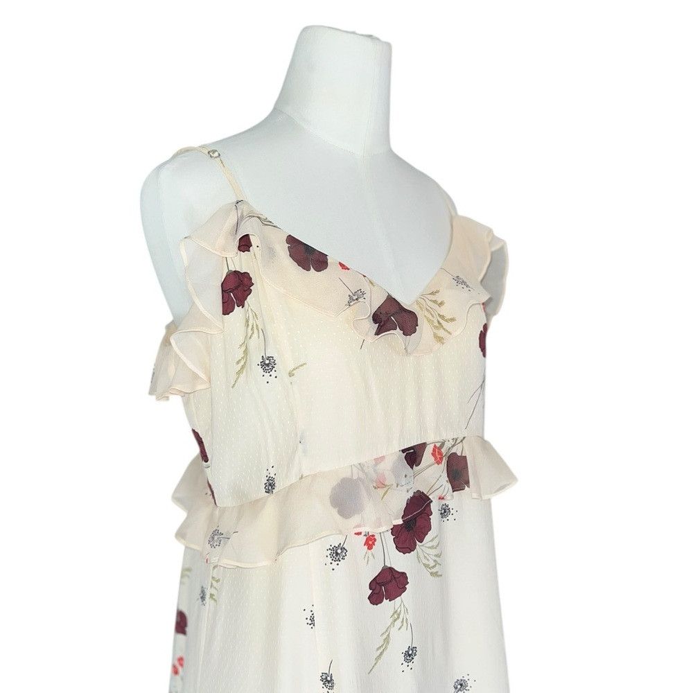 Joie JOIE NWT Joie Cassiel Floral 100% Silk Ruffle Maxi Dress in Size L / US 10 / IT 46 - 7 Thumbnail