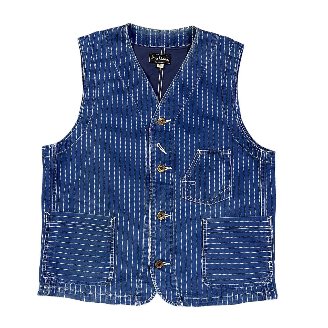 Dry Bones Vintage Dry Bones Hickory Striped Vest Size US L / EU 52-54 / 3 - 1 Thumbnail