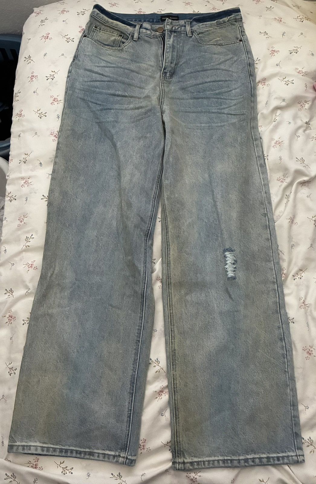 Other Hidden Season Baggy Dirty Denim Size US 30 / EU 46 - 1 Thumbnail
