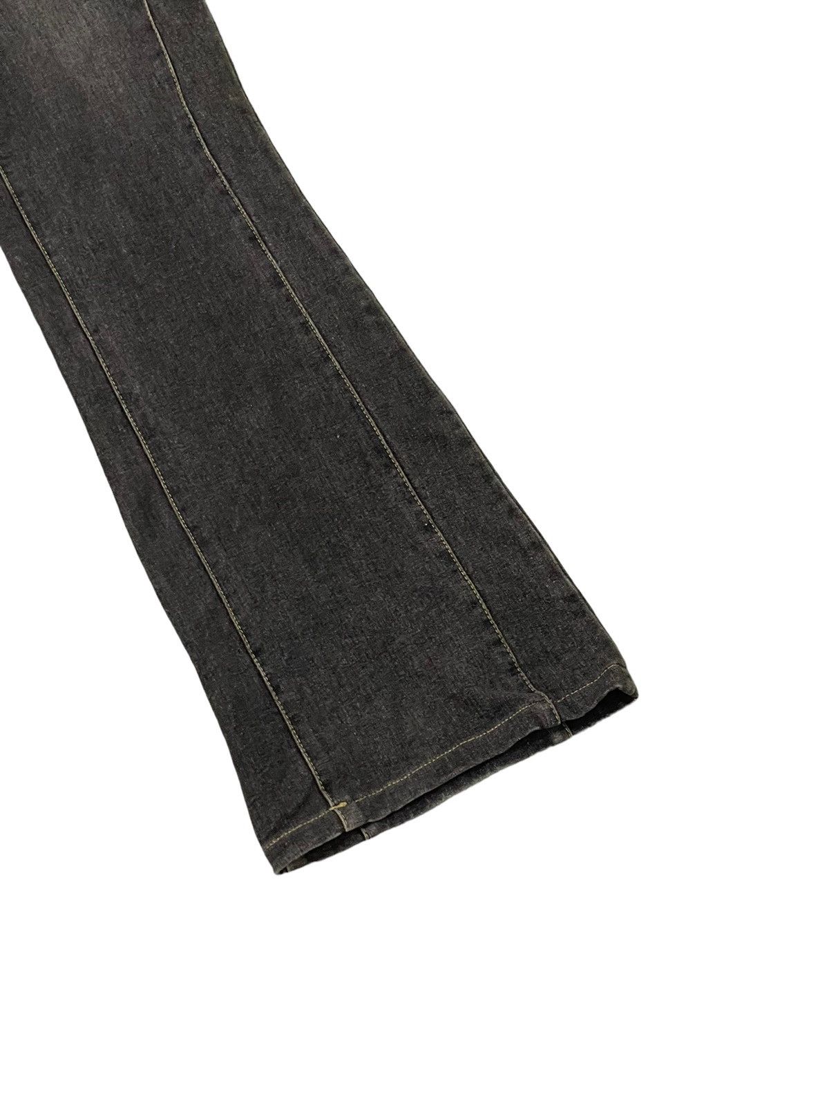 Japanese Brand Flare Jeans Fairy Slim Stretch Boot Cut 7🟦6 Size US 29 - 14 Thumbnail
