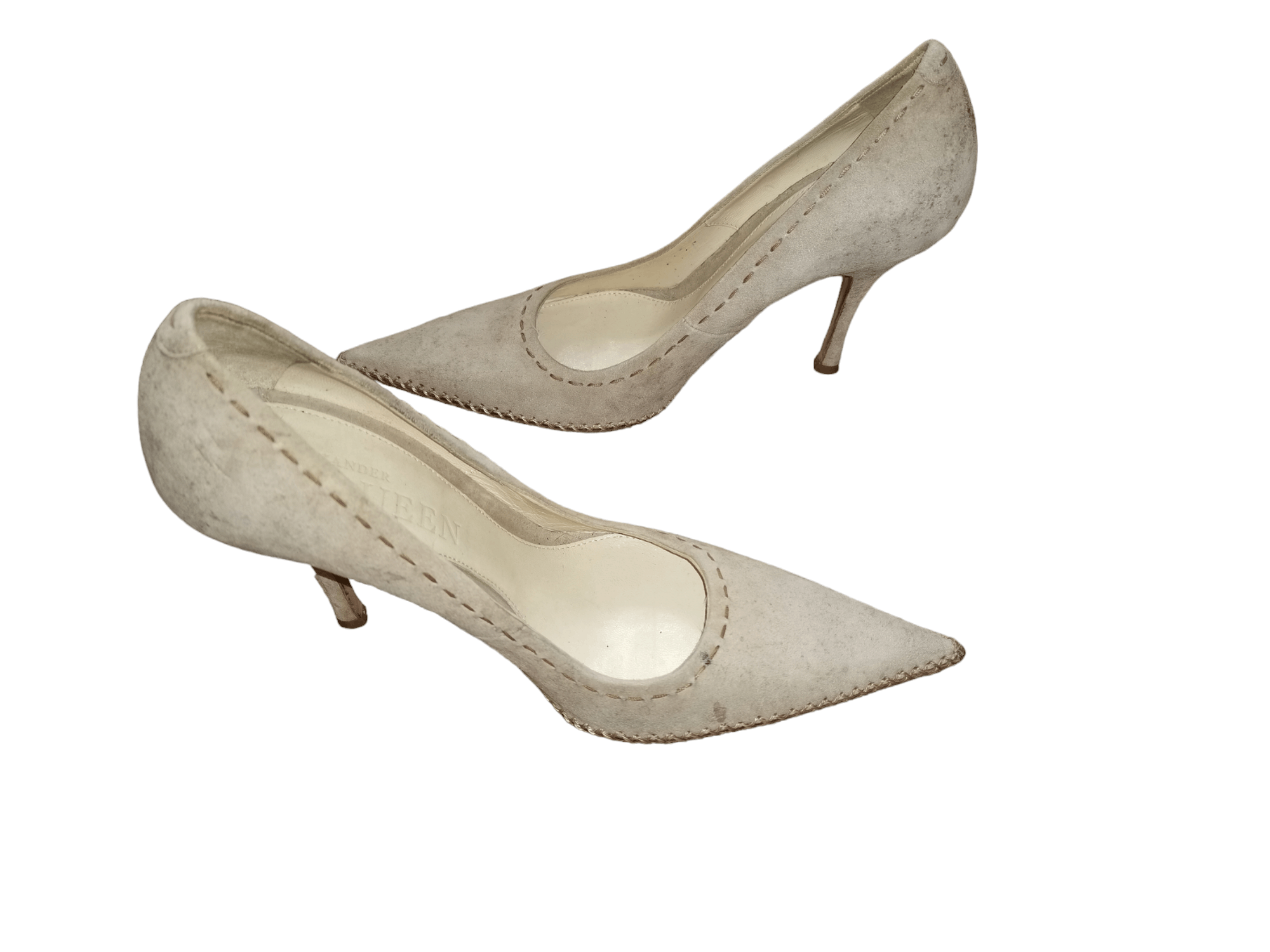 Alexander McQueen Alexander mcqueen stitched heels Size US 8.5 / IT 38.5 - 13 Thumbnail