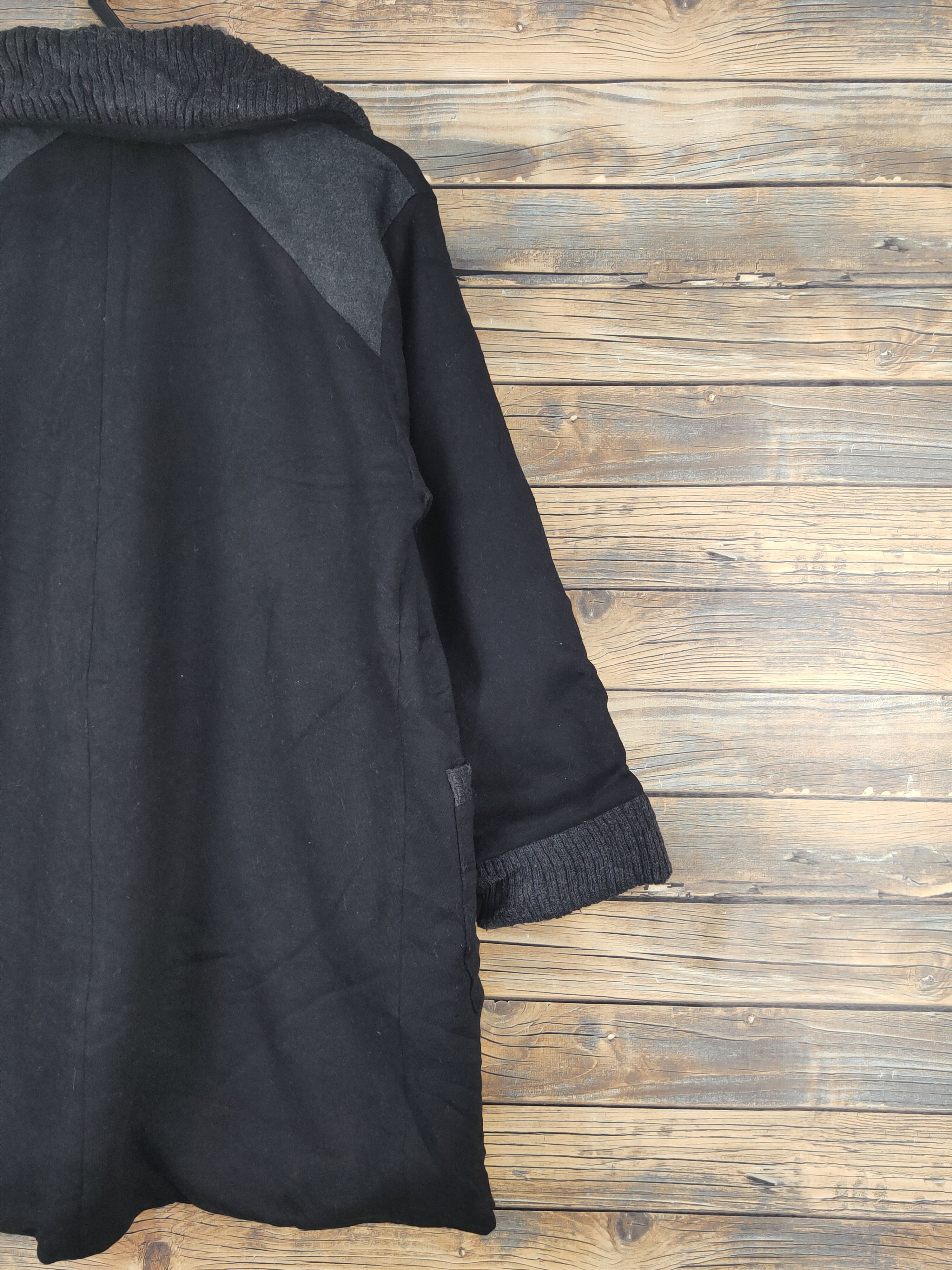 Japanese Brand × Vintage Old Vintage Design by Odds on Complex Black Coats Size US L / EU 52-54 / 3 - 9 Thumbnail