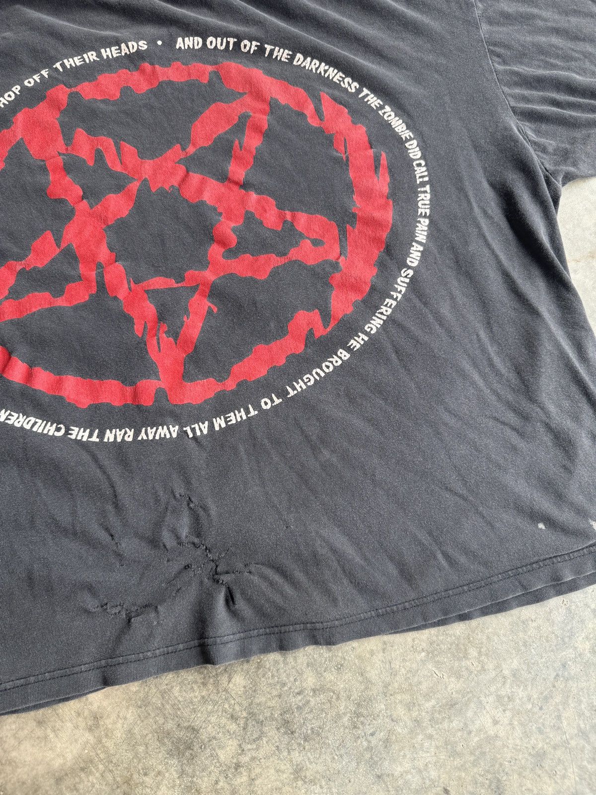 Band Tees × Vintage *RARE* 1998 90s VINTAGE ROB ZOMBIE HELLBILLY DELUXE TOUR Size US XL / EU 56 / 4 - 11 Thumbnail