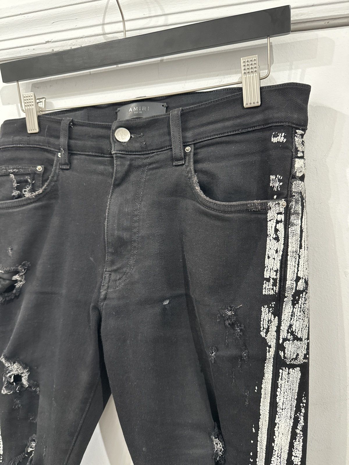 Amiri Amiri Striped Jeans Size 30 Size US 30 / EU 46 - 2 Thumbnail