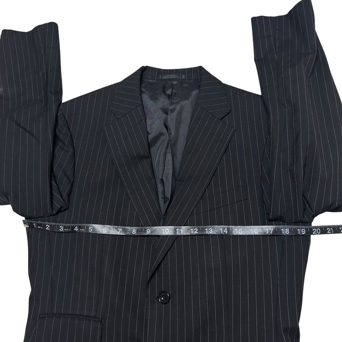 Burberry 441 00s Burberry black label suit men set up Japan dark gray Size 38R - 11 Thumbnail