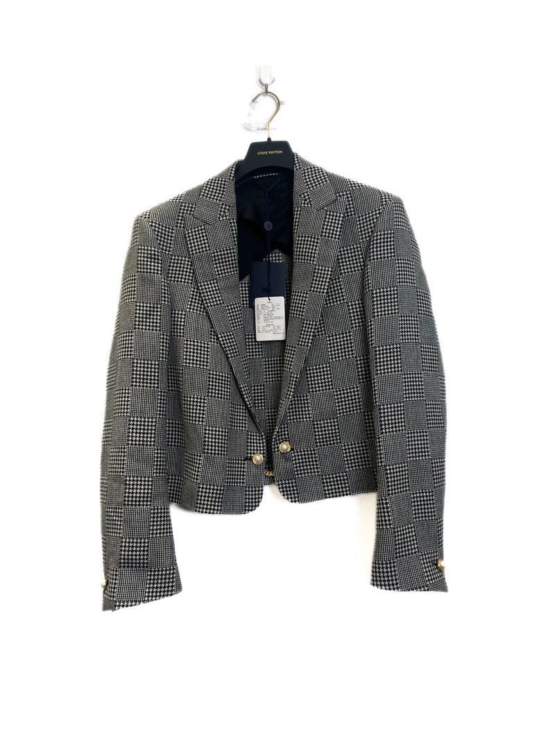 Louis Vuitton Louis Vuitton Checker Pearl Button Jacket 2505-Nextarrow Size US M / EU 48-50 / 2 - 1 Thumbnail