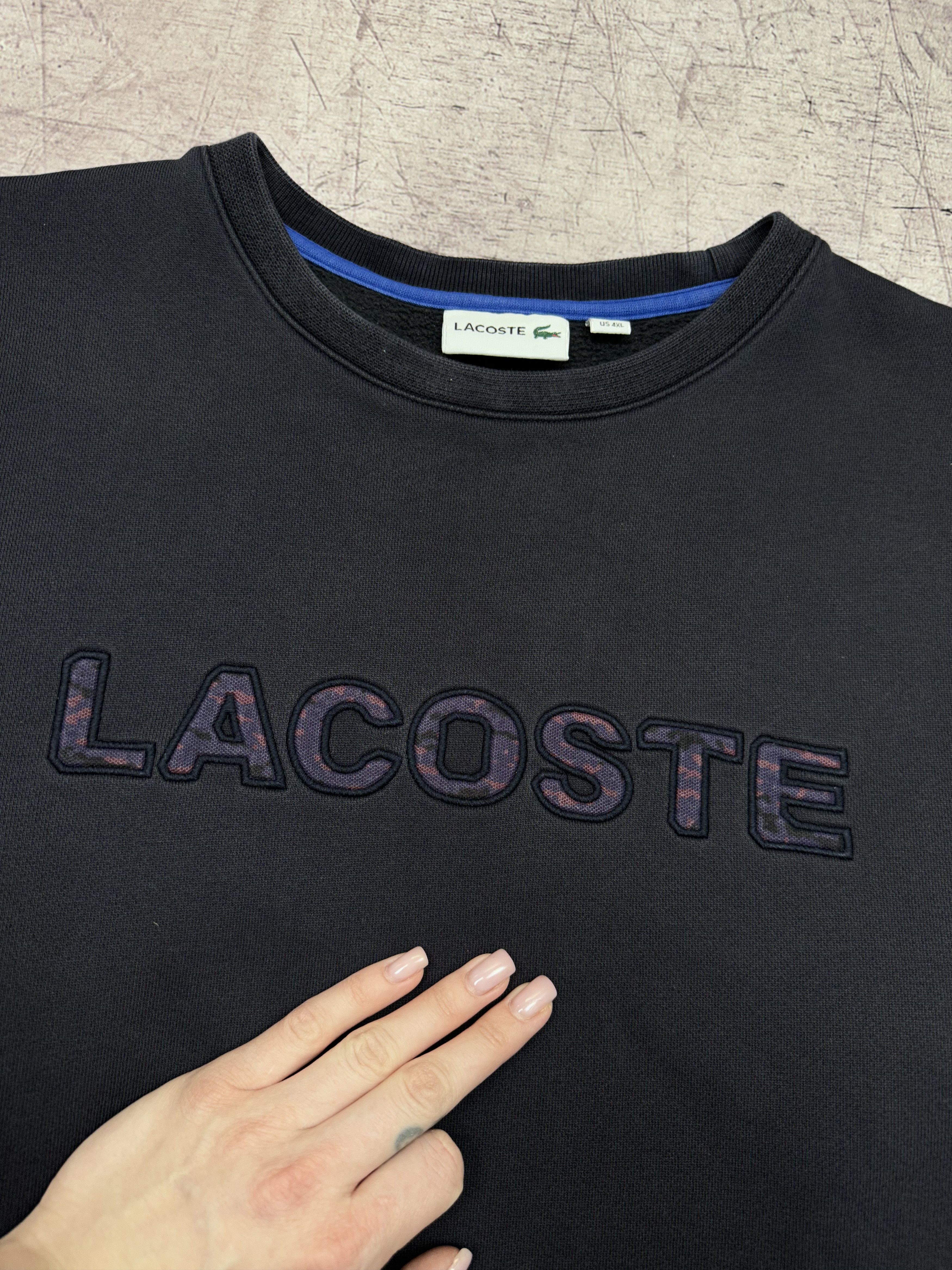 Lacoste Lacoste Mens Crew Neck Sun Faded Sweatshirt Size US XXL / EU 58 / 5 - 3 Thumbnail