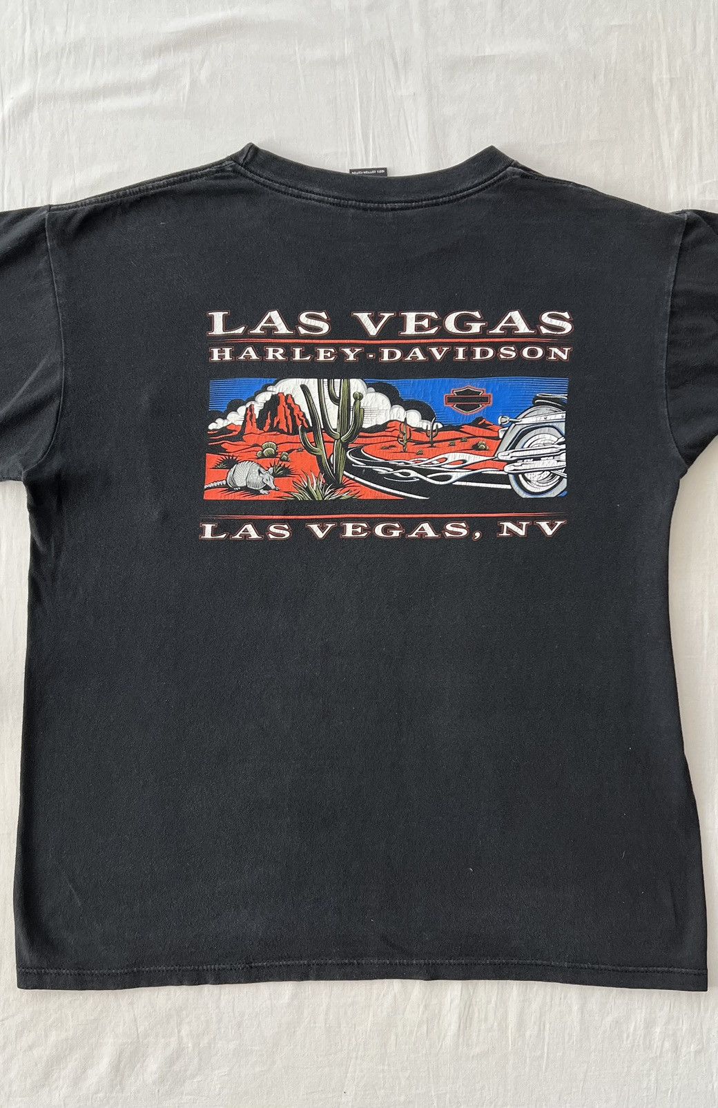 Harley Davidson Vintage 2001 Harley Davidson Las Vegas Pocket Long Sleeve Size US L / EU 52-54 / 3 - 16 Thumbnail