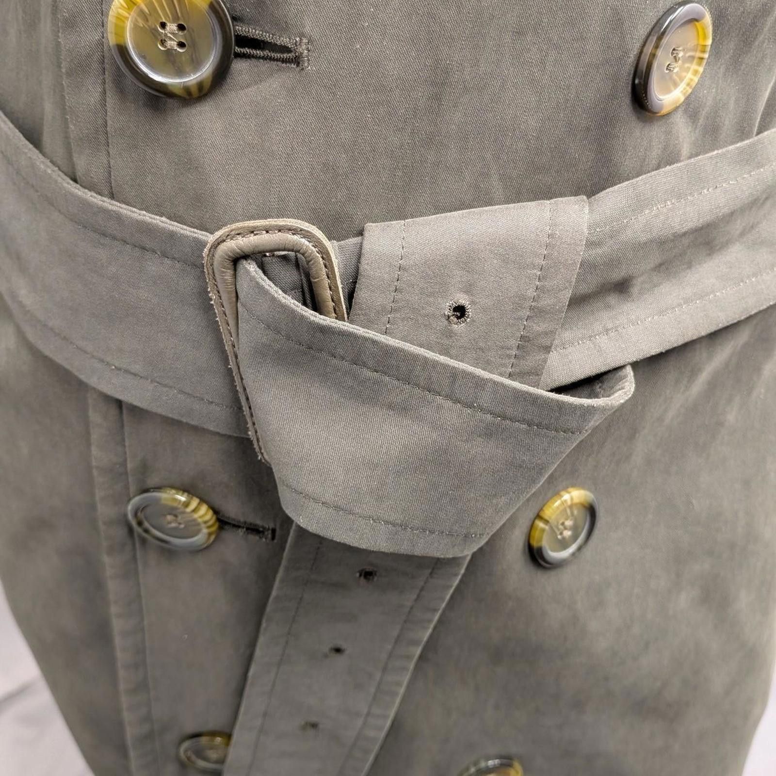 Burberry Vtg Burberrys x Olive Trench Coat Rare Blue Plaid 44R - DRAY Size US XL / EU 56 / 4 - 7 Thumbnail
