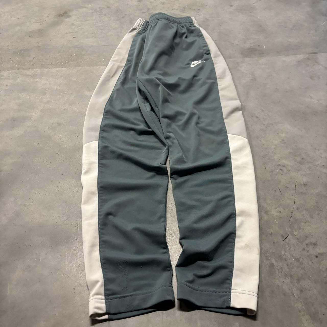 Nike × Vintage Crazy Vintage Y2K/2000s Blue White Nike Track Pants! Size US 30 / EU 46 - 2 Thumbnail